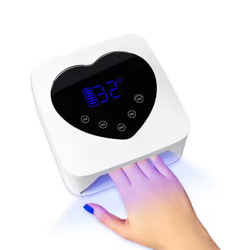 Regulējama LED nagu lampa ar displeju