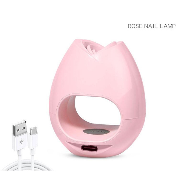 Gēla nagu žāvētāja lampa UV 16w Rose USB vienam pirkstam