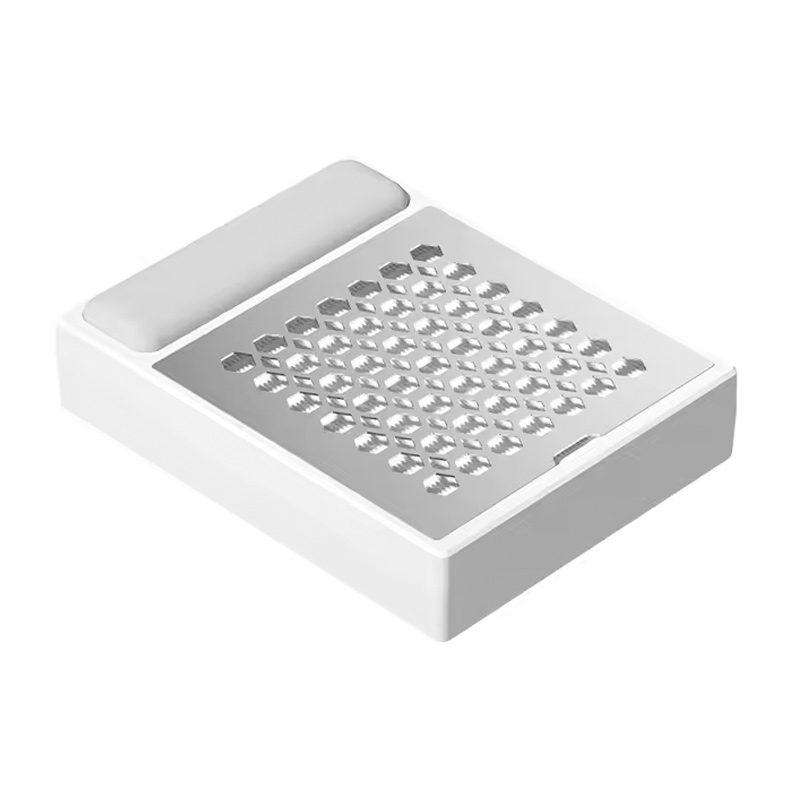 Nagu putekļu savācējs ar nelielu roku balstu