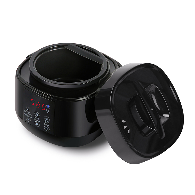 Mazs vaska kausēšanas katls ar melnu rokturi